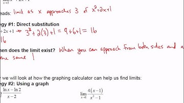 Mr Joyce - AP Calculus - Introduction to Limits