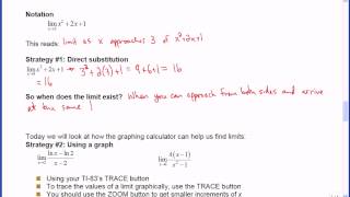 Mr Joyce - AP Calculus - Introduction to Limits