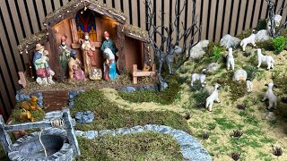 HOW TO MAKE CHRISTMAS NATIVITY SCENE || DIY CHRISTMAS CRIB 