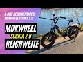 🚲 Mokwheel Scoria 2.0  🏆 Reichweitentest (48V; 19,6AH; 250W)