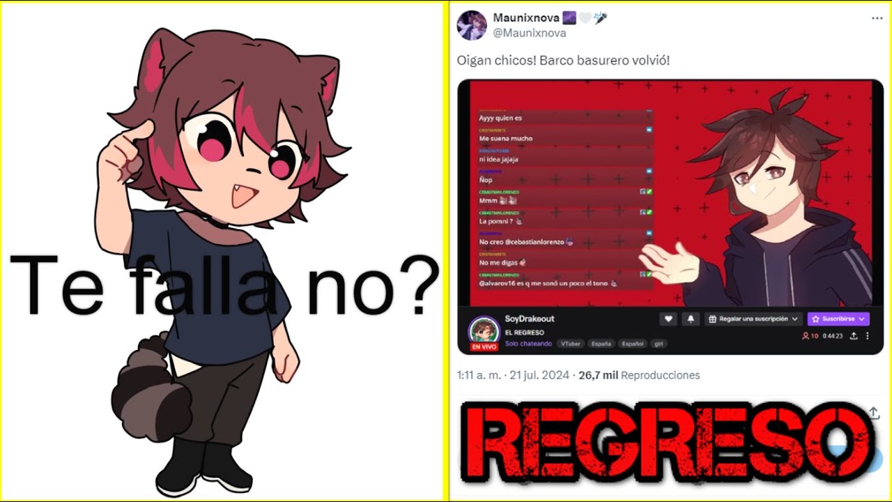 DRAKEOUT VOLVIO A TWITCH DESPUES DE SU FUNA Y LO VOLVIERON A FUNAR XD