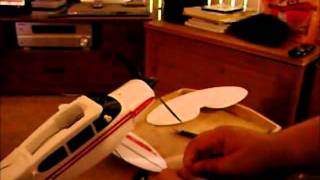 Mini Super Cub Tail Wings Fix.wmv
