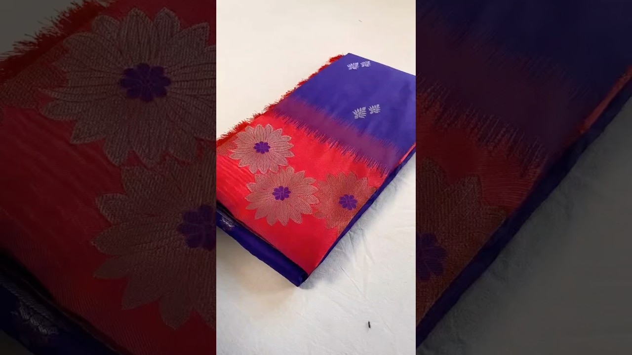 Soft Silk Floral Zari Weaving Saree