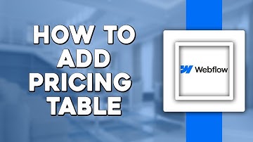 How To Add Pricing Table To Webflow (Quick Tutorial)