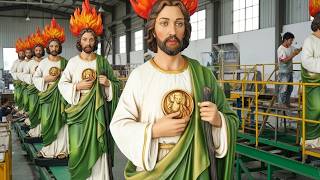 Inside the Saint Jude Statue Factory | Patron of Hopeless Causes - How Religious Statues Are Made