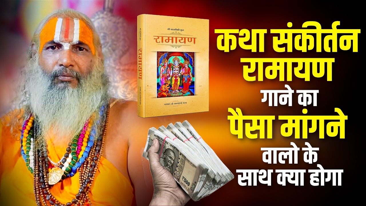 कथा संकीर्तन रामायण गाने का पैसा मांगने वालो के साथ क्या होगा || Jagadguru Hariprapannacharya Ji