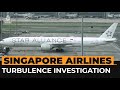 Passengers describe turbulence chaos on Singapore Airlines flight