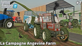More Young Goats, Picking up Grass For the Second Silo Bunker│La Campagne Angevine│FS 22│Timelapse#7