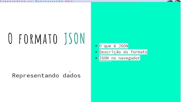 [JS5 - tópico 3] O que é JSON?