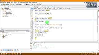 Java Class 12 - Abstract Keyword