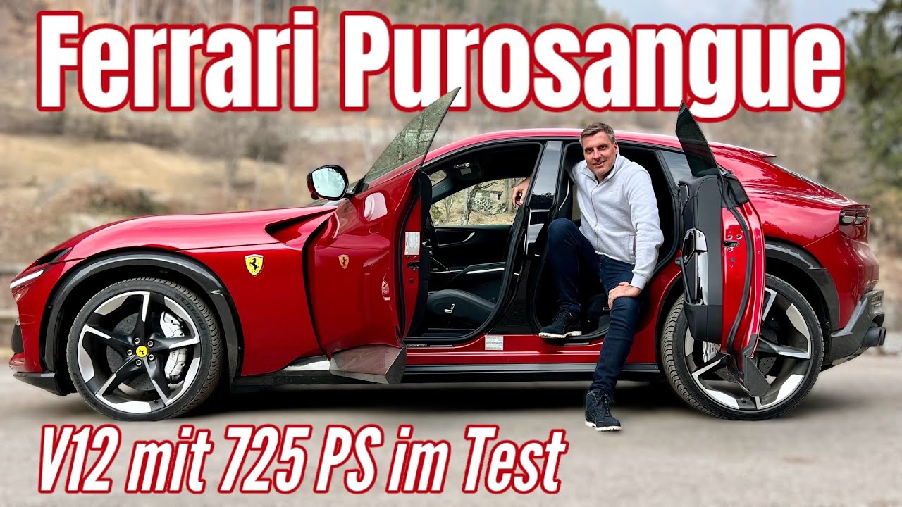 Ferrari Purosangue: V12-Supersportwagen mit 725 PS und vier Türen! Test | Review | 2023