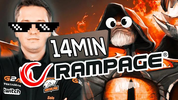 FIRST EVER 14min PRO WARLOCK RAMPAGE - HYPE [322 CONFIRMED] !! DOTA 2