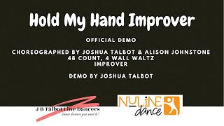 Hold My Hand Improver Official Demo Line Dance By Joshua Talbot Alison Johnstone