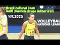 ブラジルのエース【 GABI 】が日本にやって来た!　2025VNL千葉大会