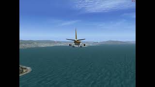 FS2004 #5:  Air California 737-100 from Palm Springs to SFO