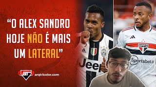 "Eles podem JOGAR JUNTOS, o Alex Sandro hoje é um jogador que..." Chacon DÁ AULA sobre laterais!