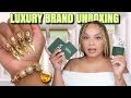 UNBOXING GONA JEWLERY 🤯 GOLD LUXURY NAILS