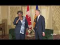 PM Mark Carney meets with Barbadian PM Mia Mottley – June 4, 2026