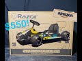 Unboxing and Riding the Razor Ground Force Elite Go-Kart.