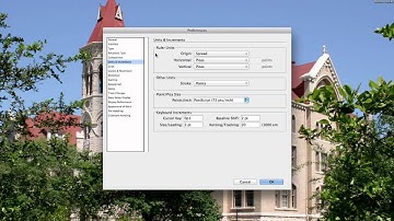 Setting Up Units and Increments in InDesign CS6 (Mac)