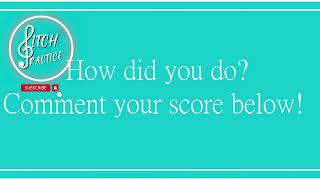 How good is YOUR Pitch Recognition?! Absolute Pitch Test