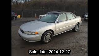 VIN: 2G4WY55J611276007 - 2001 Buick Century- Limited