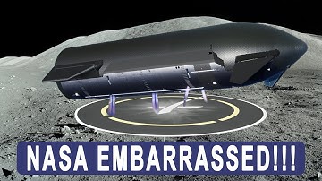 SpaceX SCHOKTE NASA en China met het landen van Starship op de maan zonder...