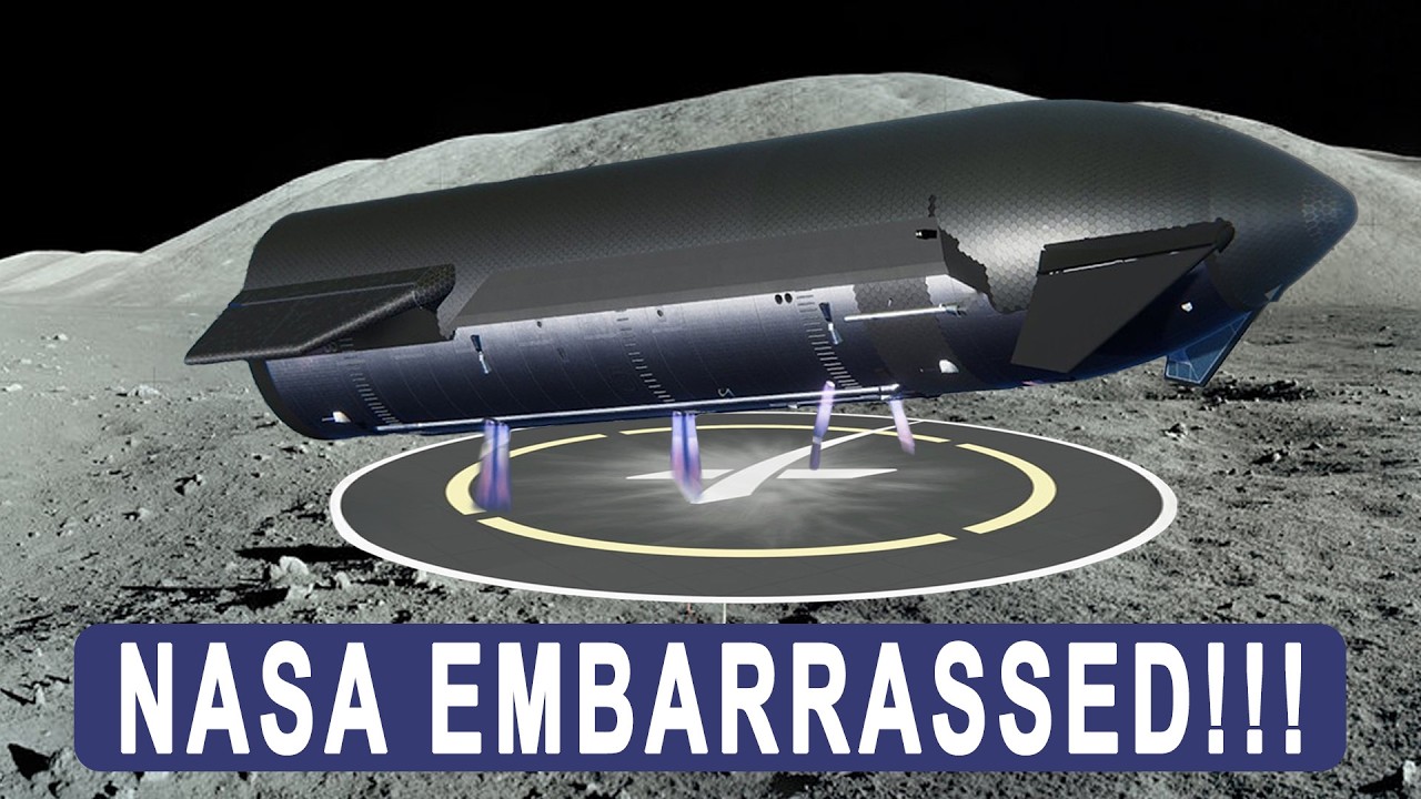SpaceX SHOCKED NASA and China to Land Starship on the Moon Without LEG...