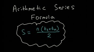 Sum Formula for Arithmetic Series PROVED