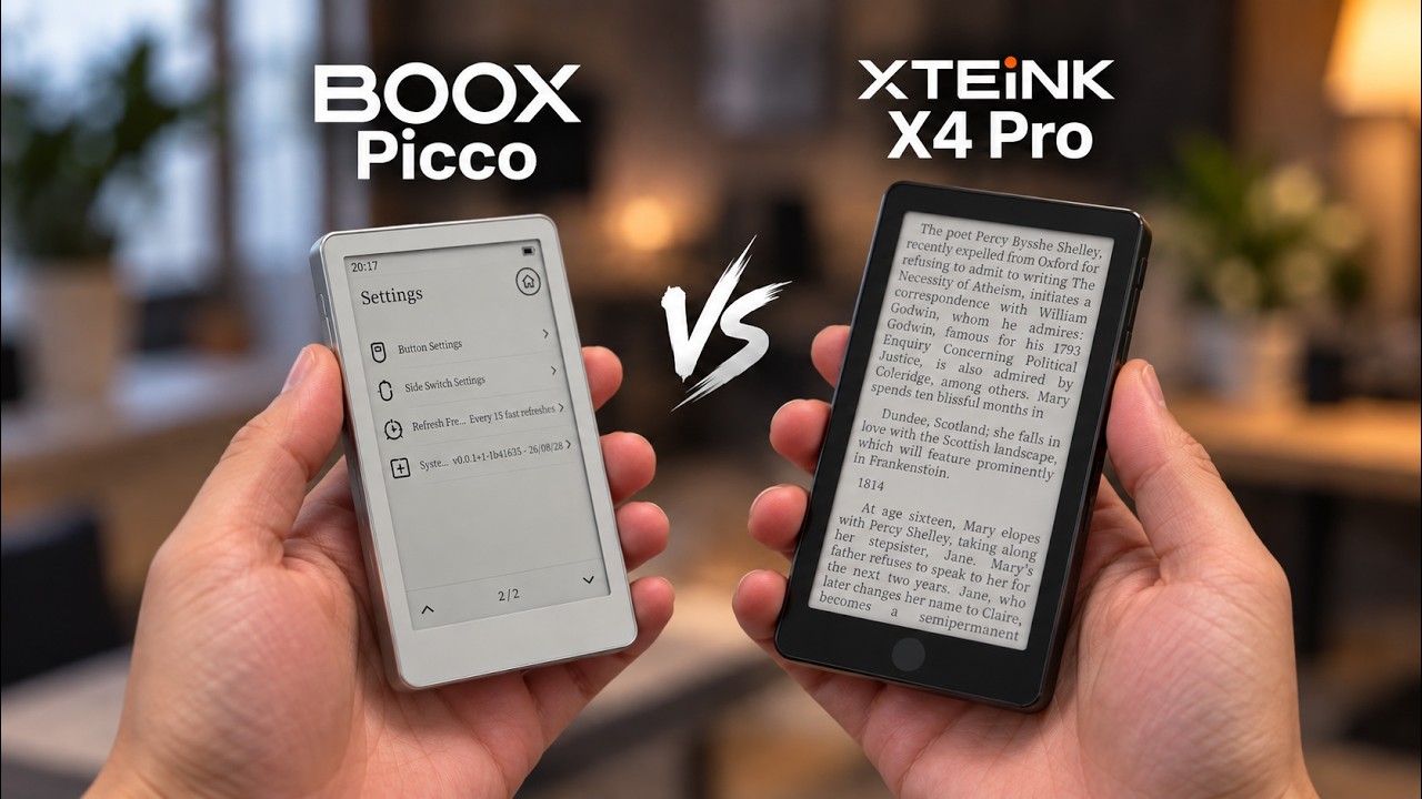 XTE Ink X4 Pro vs BOOX Palma: comparing compact e-readers