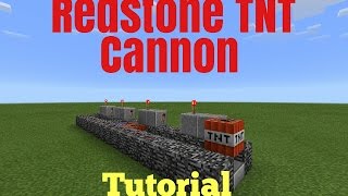 Minecraft PE 0.13.0 | How to make a TNT cannon screenshot 1