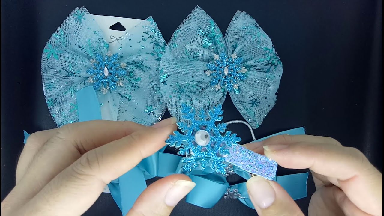 Sata Shopa Jepitan Rambut  Ala Princess Elsa  Frozen  Mewah 