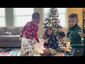 Christmas 2025: Owen & Zander opening gifts