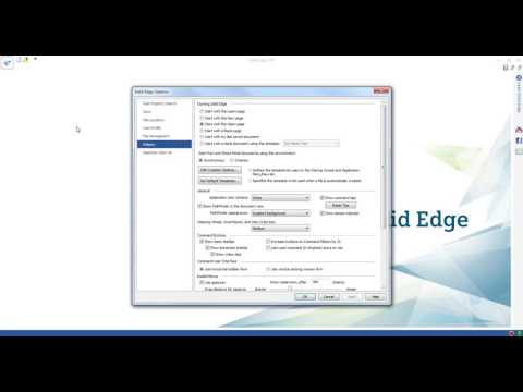 How to move Solid Edge Default from Synchronous to Orderd