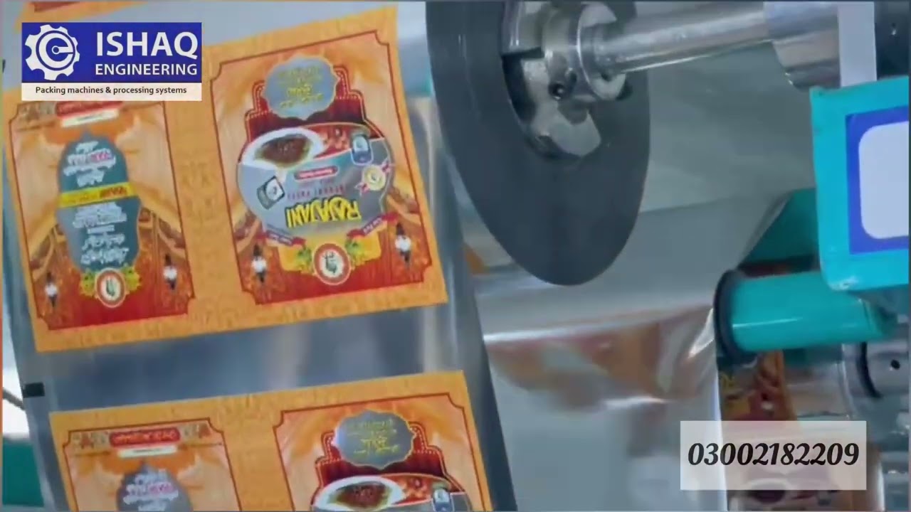 Raja jani pouches packing machine