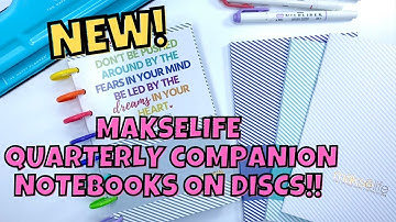 How I converted my Makselife Companion Notesbooks to Discs!! Makselife Goal Setting Notebooks