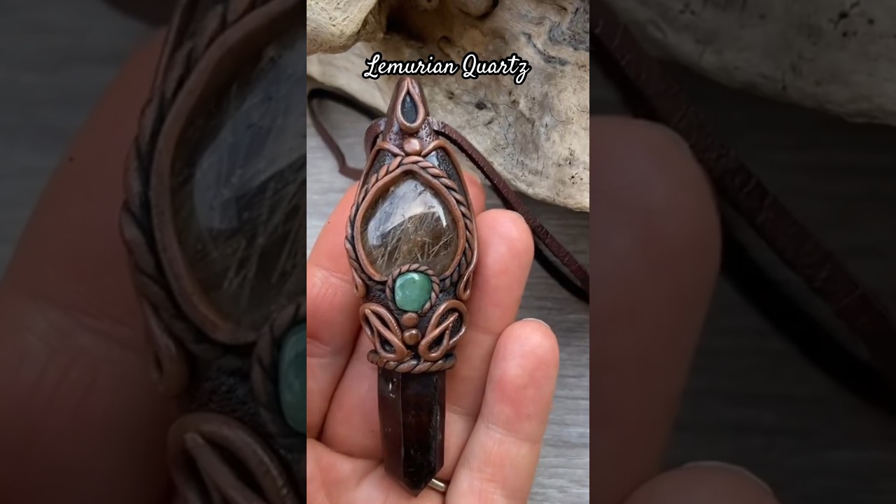 Beautiful Lemurian Quartz Pendant 