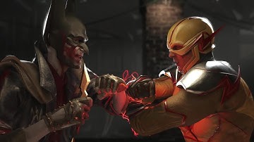 Injustice 2 : Joker Vs Reverse Flash - All Intro/Outros, Clash Dialogues, Super Moves