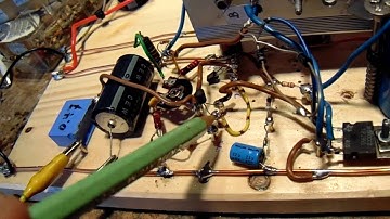 Cross over distortion in audio amplifiers (demo and oscilloscope view) part 1