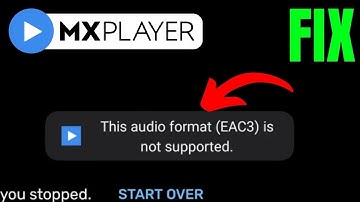 MX Player EAC3 Audio Not Supported Fix | MX Player Audio Codec Error | MX Player Sound Not Working