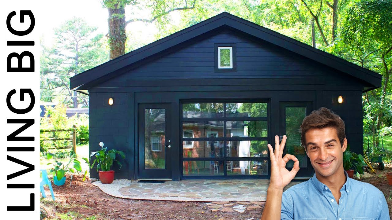 Garage Conversion, Convert Two Garage into Big Tiny Home - YouTube