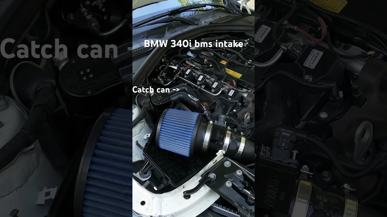 BMW 340i LOUD intake sounds- BMS cold air intake