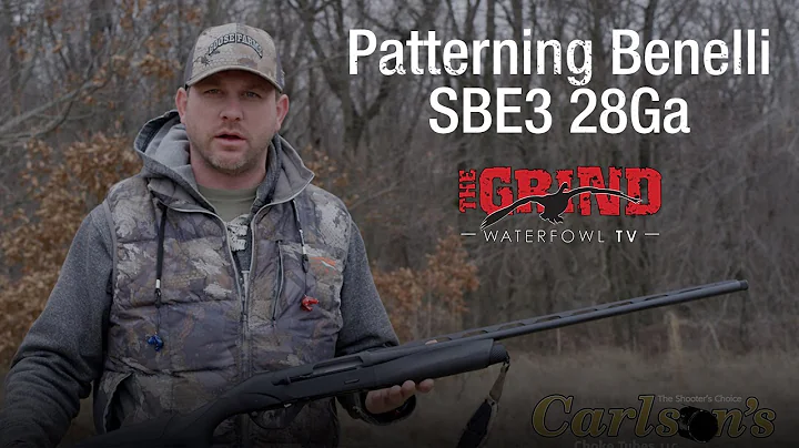 Patterning The New Benelli SBE3 28 Gauge With Carlson's Choke!