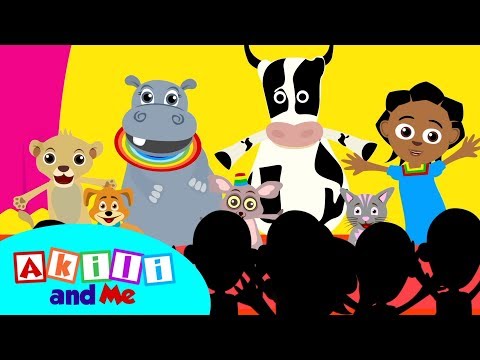 We're Going to a Party with Cat, Dog and Cow! | Fun Songs from Akili and Me