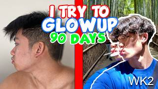 I TRY TO GLOWUP IN 90 DAYS | WEEK 2 *DIET*