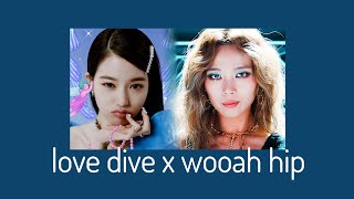 IVE/MAMADOL -- LOVE DIVE x WOOAH HIP [mashup]