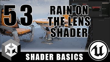 Rain On The Lens Post-Process Effect - Shader Graph Basics - Episode 53
