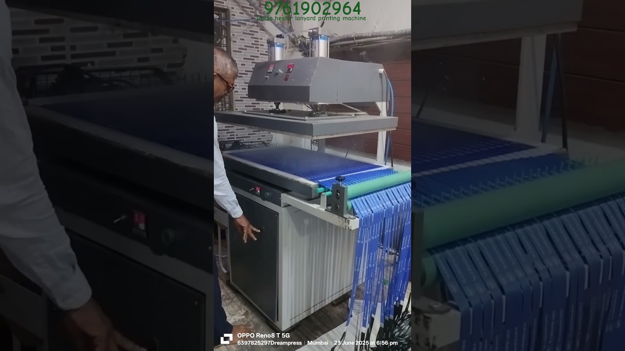 doble heater lanyard printing machine