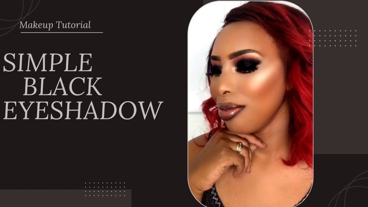 how to put on black eyeshadow at rose holeman blog... Simple Black Eyeshadow Makeup Tutorial - YouTube