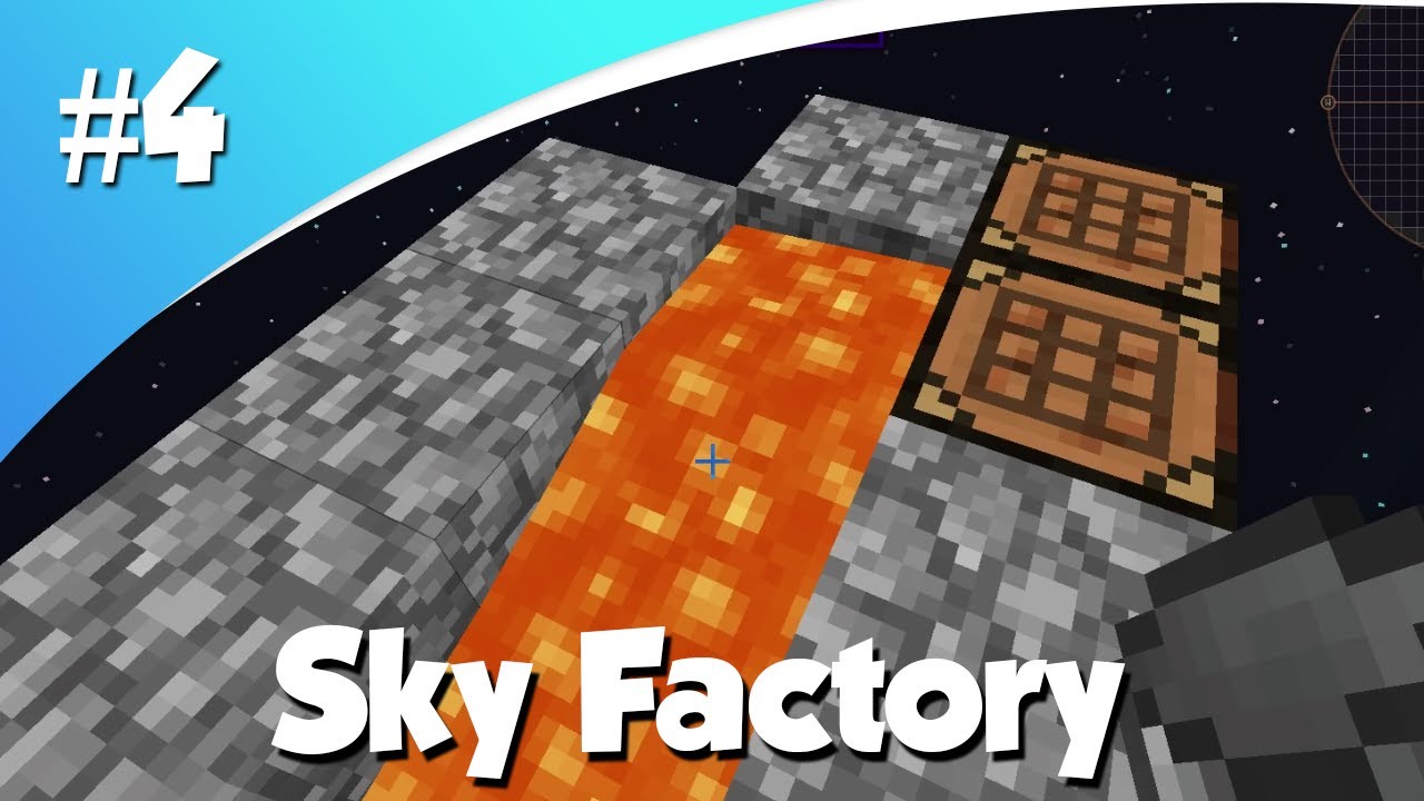Minecraft Sky Factory #4 - WE HEBBEN EEN COBBLESTONE GENERATOR! - YouTube